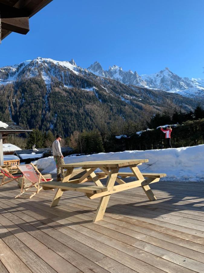 Chalet Pleine Vue & Spa Chamonix Exteriör bild